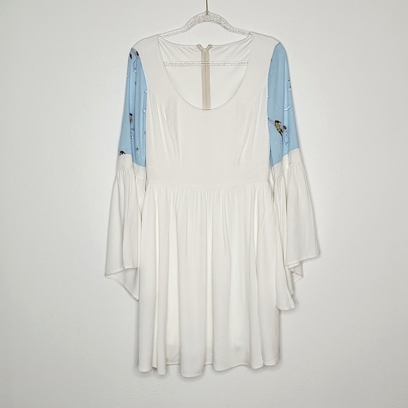 NEW Hot Topic Peter Pan Disney Colab Peasant Dress Size Large - Picture 1 of 10